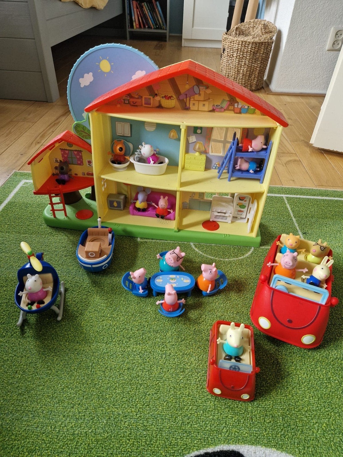Peppa Pig Speelhuis met figuren en voertuigen, Ophalen, Jongen of Meisje
