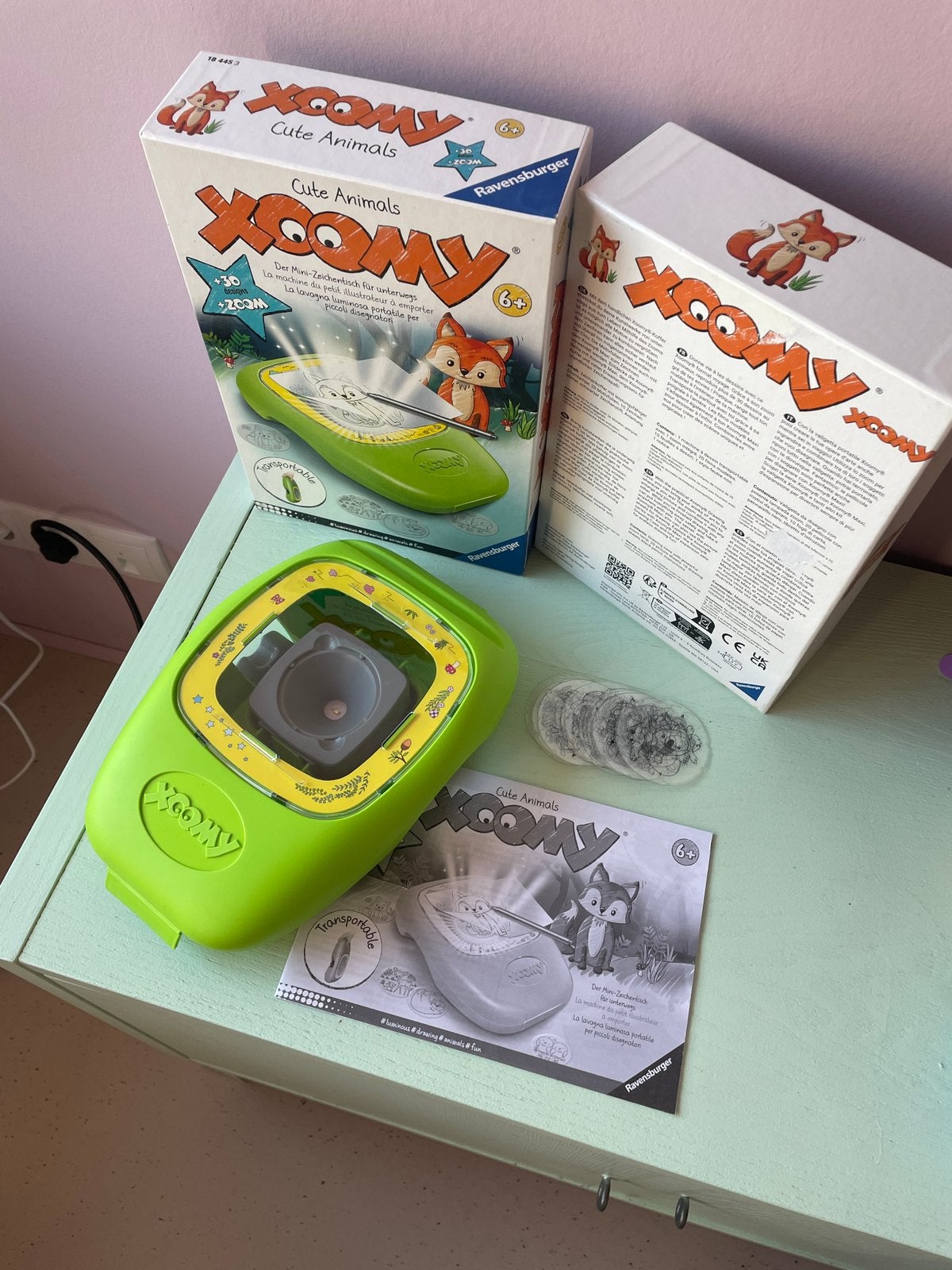 Xoomy tekenprojector cute animals, Ophalen of Verzenden, Zo goed als nieuw