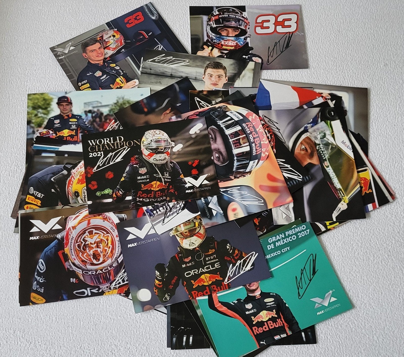 MAX VERSTAPPEN ▪️50 verschillende▪️ fotokaarten, Verzamelen, Automerken, Motoren en Formule 1, Ophalen of Verzenden, Formule 1