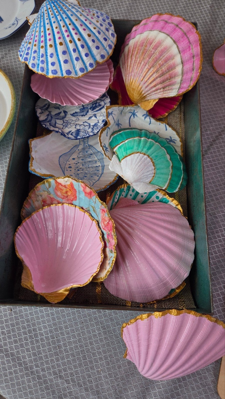 Decoratieve Schelpen - Handgeschilderd, Ophalen of Verzenden