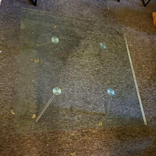 2 Design tafels uit de Beek Collection, Ophalen, 100 tot 150 cm, 50 tot 100 cm, Glas