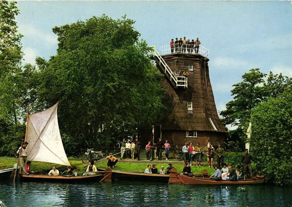 Giethoorn, Kampeermolen - 1977 gelopen, Verzamelen, Ophalen of Verzenden, Voor 1920, Gelopen, Overijssel