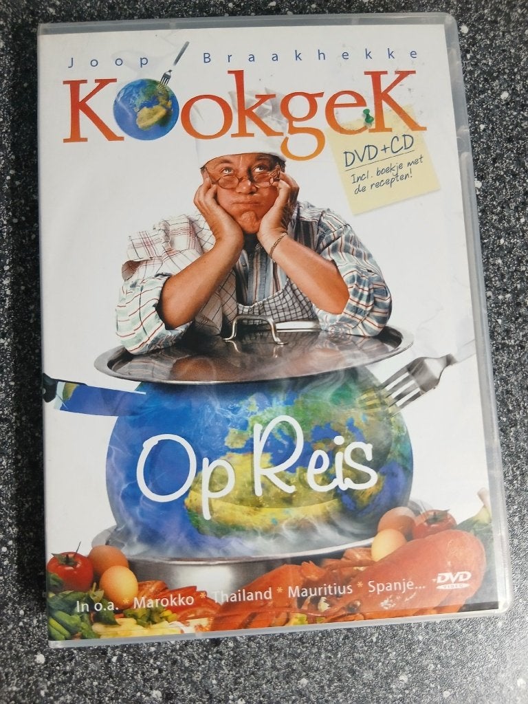 Dvd Kookgek op reis, Alle leeftijden, Ophalen of Verzenden, Gebruikt, Overige genres