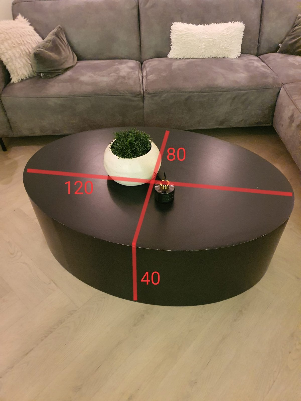 Salontafel, Huis en Inrichting, Tafels | Salontafels, Gebruikt, 100 tot 150 cm, Minder dan 50 cm, Rechthoekig