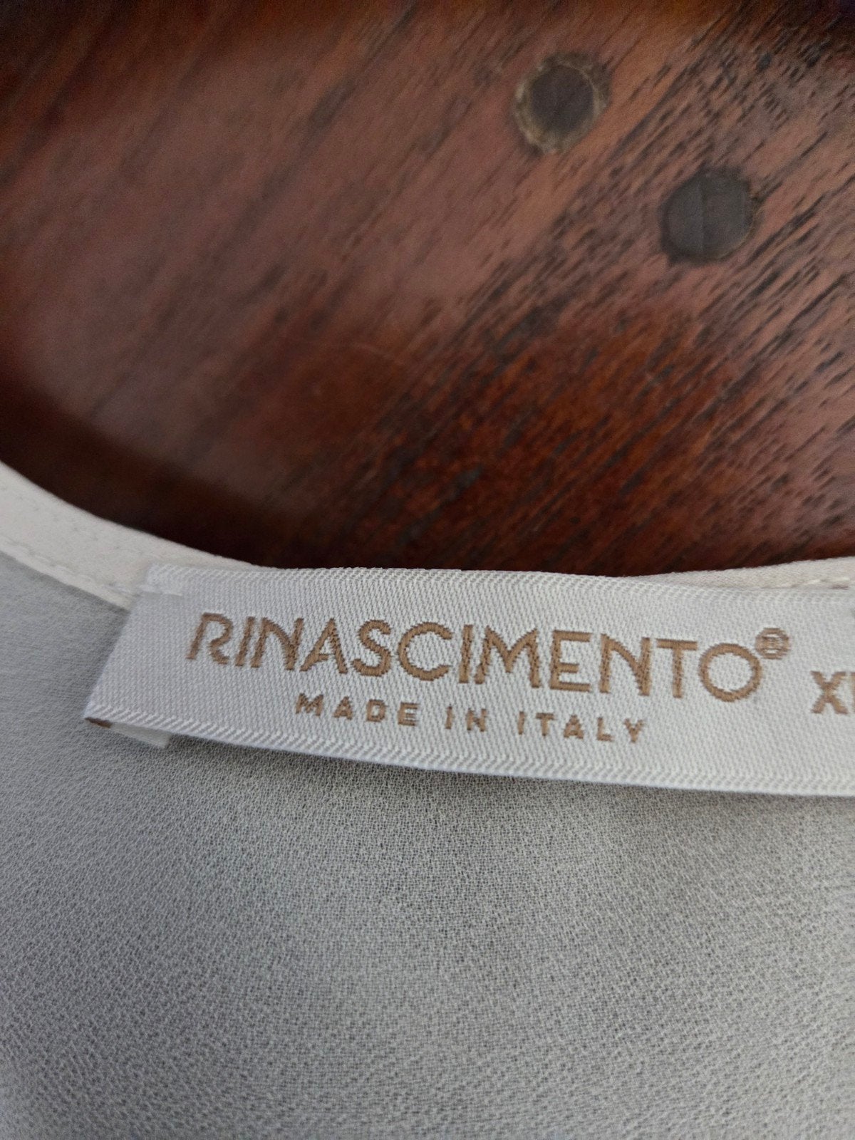 Rinascimento top room/zwart met tijgerprint en strik mouwen, Kleding | Dames, Tops, Rinascimento, Ophalen of Verzenden, Beige