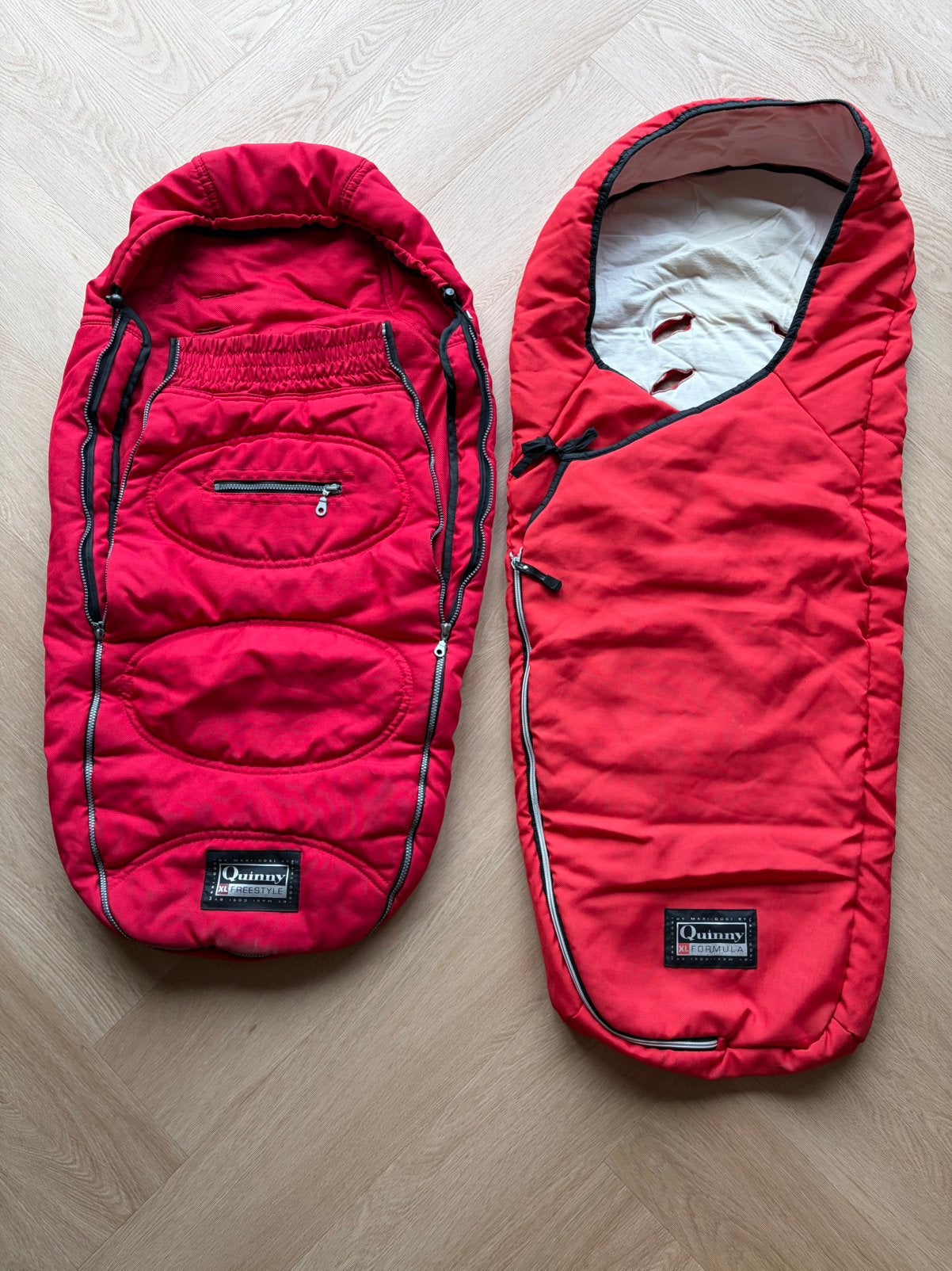 Quinny XL roze voetenzakken, Kinderen en Baby's, Kinderwagens en Combinaties, Ophalen, Zo goed als nieuw, Quinny