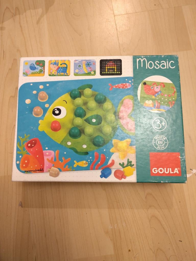 Goula Mozaïek Vis Puzzel voor Kinderen (3+), Ophalen of Verzenden