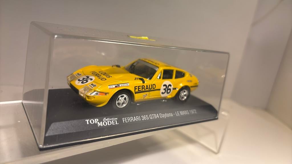 Ferrari 365 gtb4 daytona le mans 1972 top model 1.43