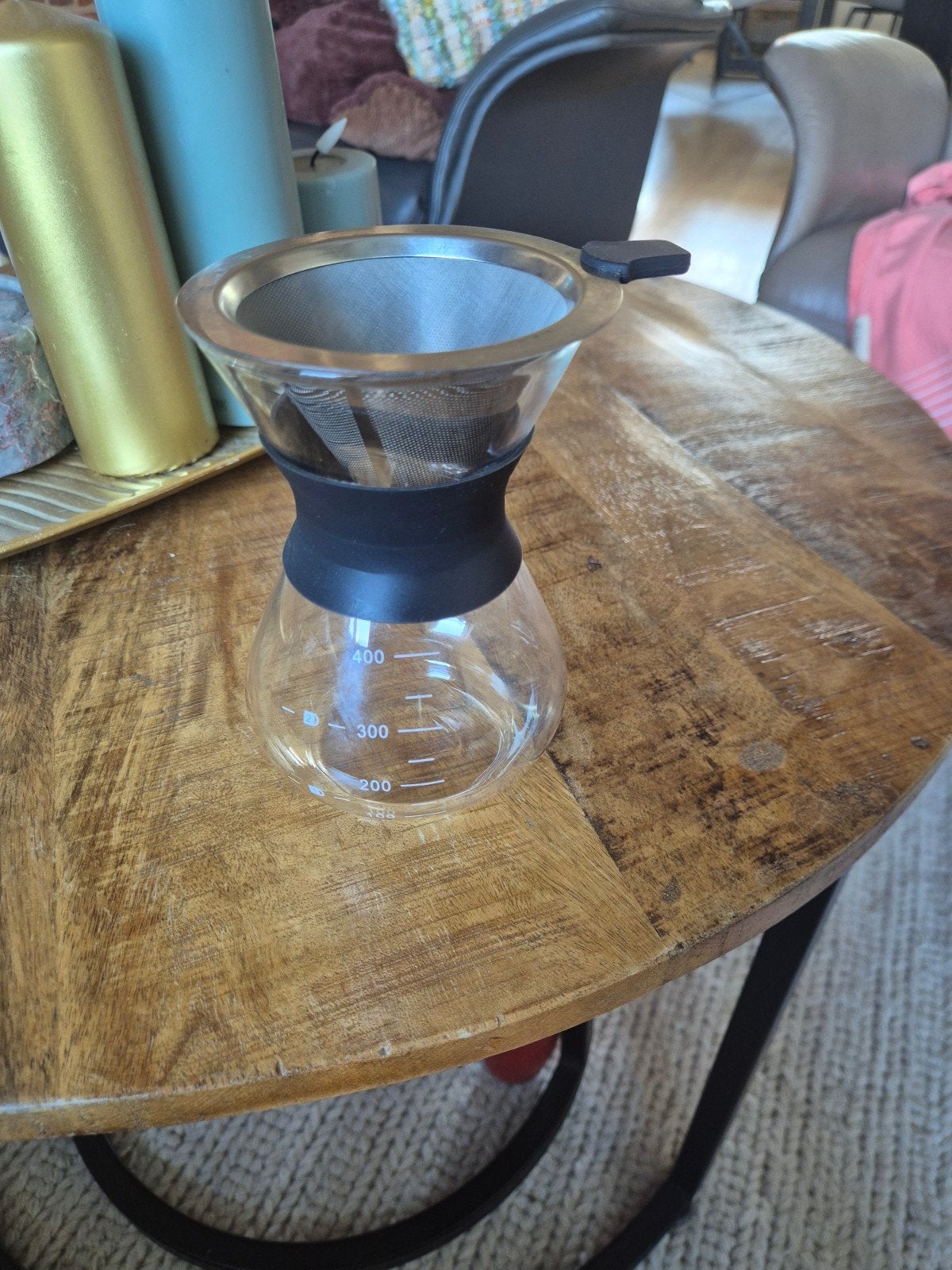 te koop : pour over/ slow coffee maker 400ml, Ophalen of Verzenden, Zo goed als nieuw