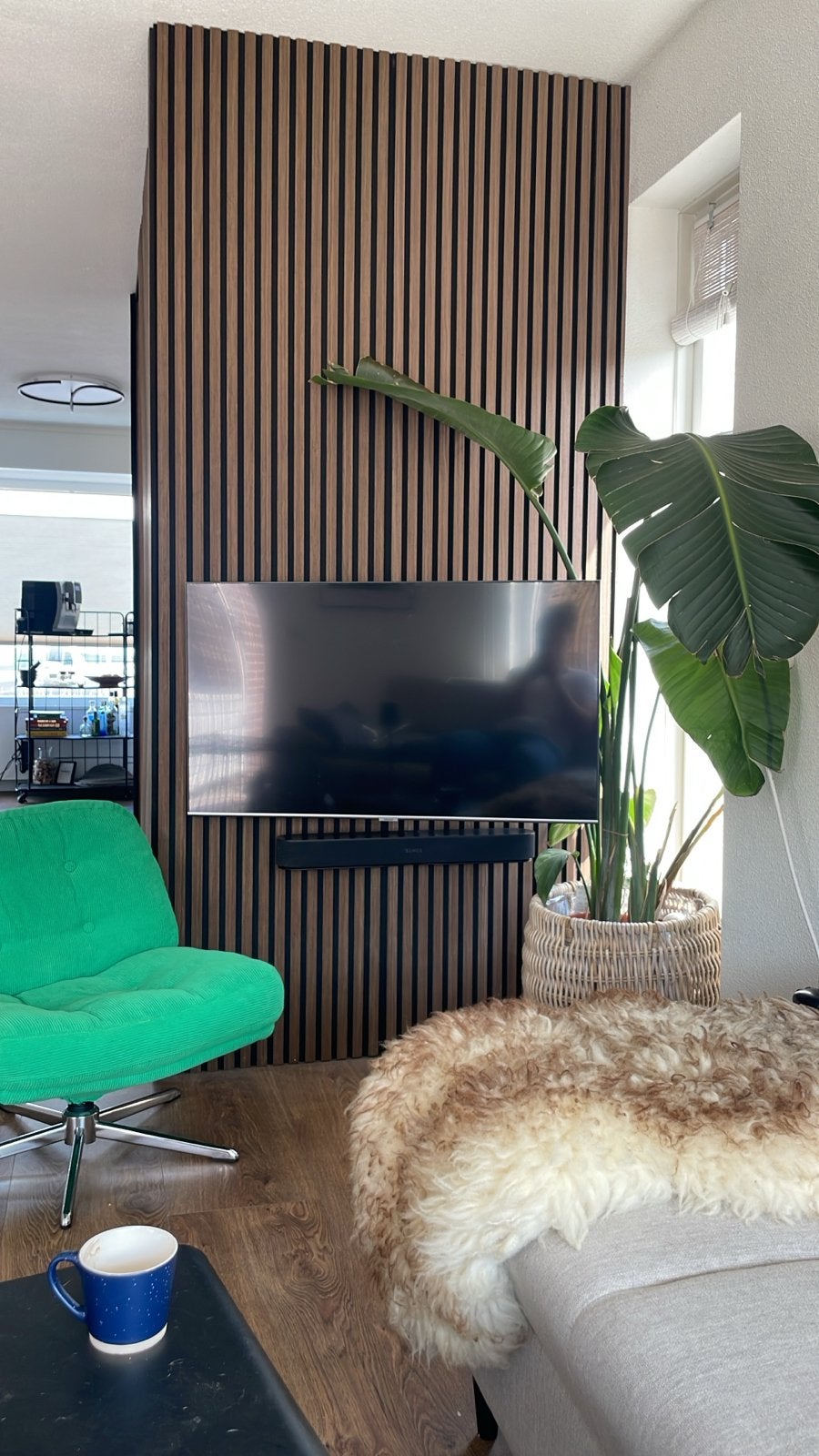 43 inch Samsung Android TV met afstandsbediening en pootjes, Ophalen, Gebruikt, 50 Hz, Samsung