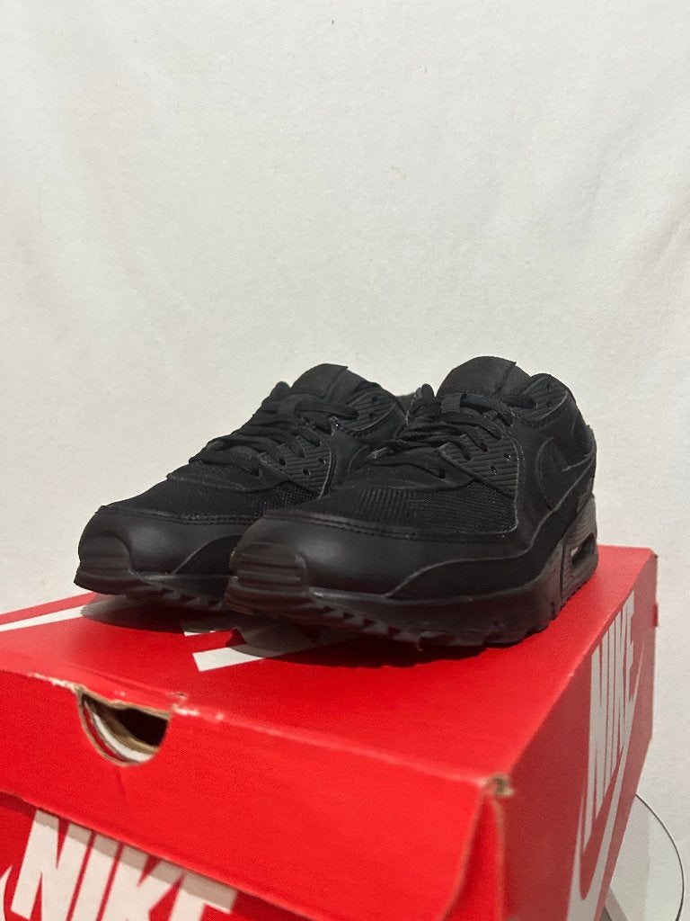 ALS NIEUW! Maat 44 - Nike Air Max 90 Triple Black, Verzenden, Zwart, Nike, Nike
