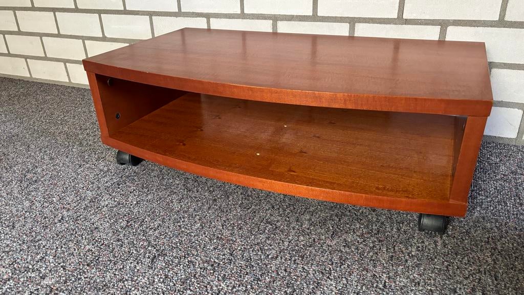 Tv kast, notenhoutkleue: gratis!, Ophalen, Gebruikt, 100 tot 150 cm, Minder dan 100 cm