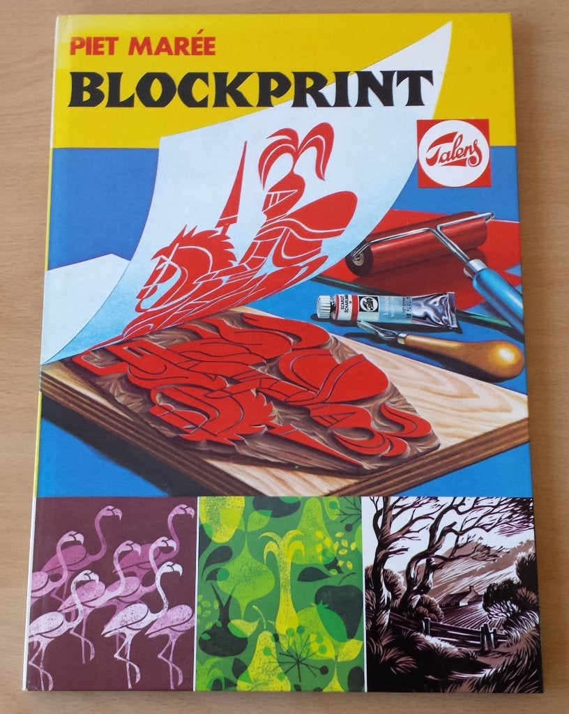 Blockprint - Piet Marée - Talens - linoleum snijden, Boeken, Ophalen of Verzenden, Gelezen, Overige onderwerpen