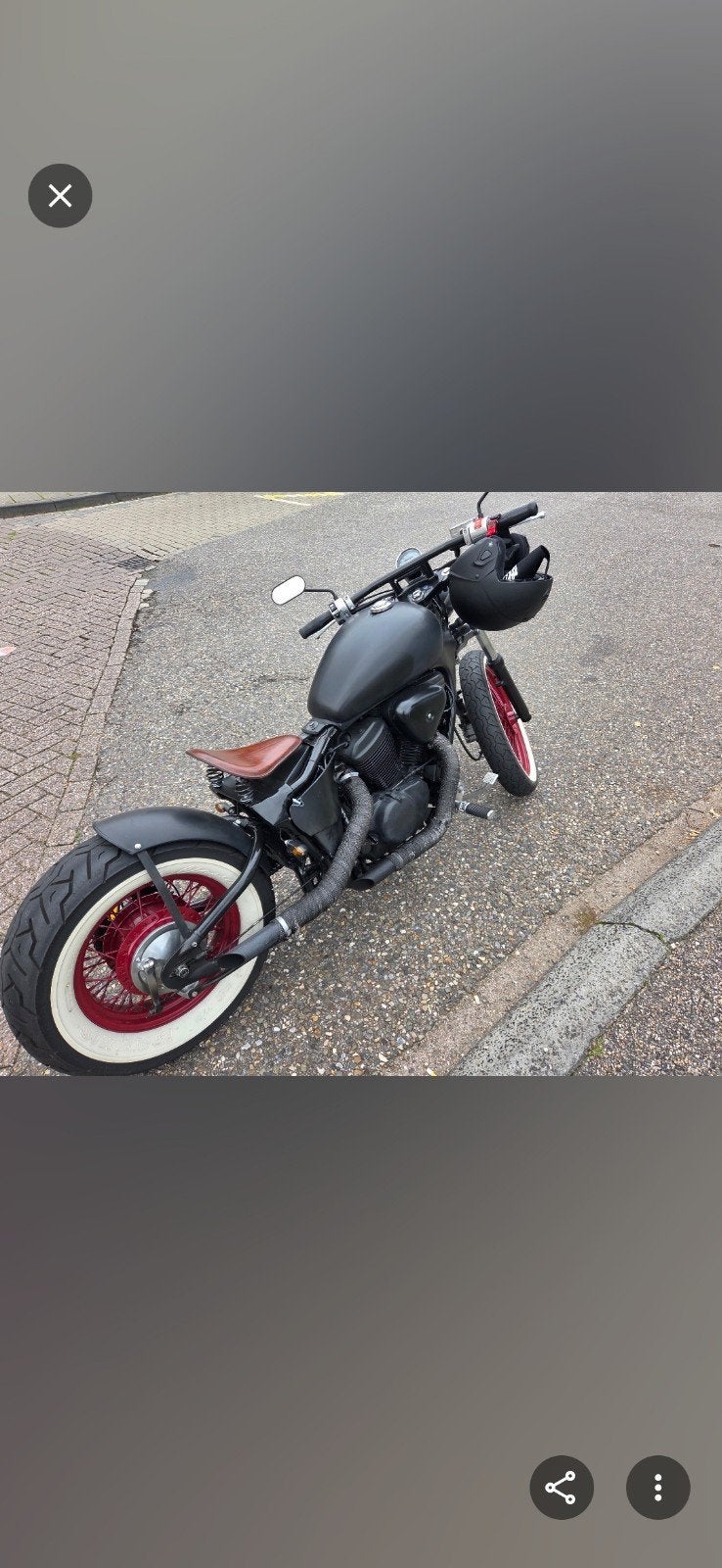 Unieke Custom Bobber - honda 600