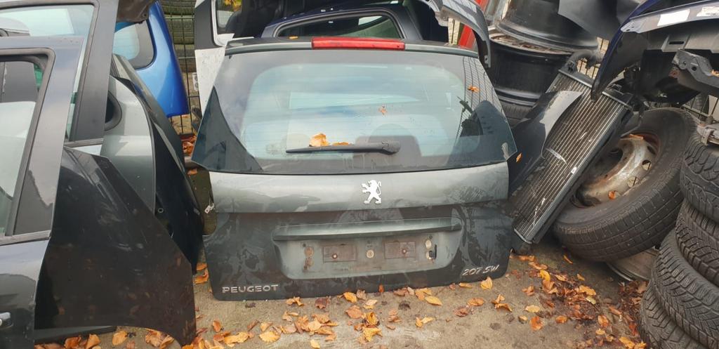 PEUGEOT 207 SW ACHTERKLEP BJ 2005 TOT 2010, Gebruikt, -, Ophalen of Verzenden, Achter