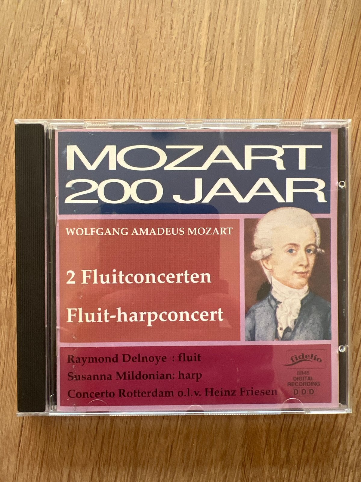 Mozart 200 Jaar: 2 Fluitconcerten & Fluit-harpconcert CD, Gebruikt, Mozart, Soloconcert, Ophalen of Verzenden