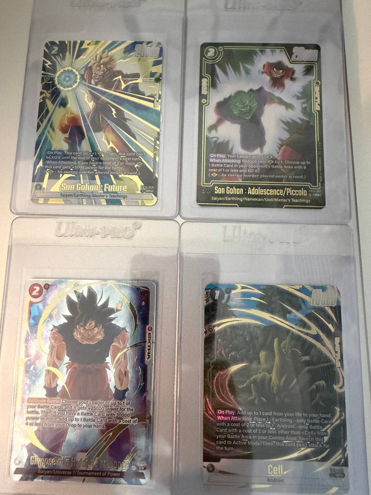 Dragon Ball Super Fusion World Verzameling, Ophalen of Verzenden, Zo goed als nieuw, Meerdere kaarten, Foil