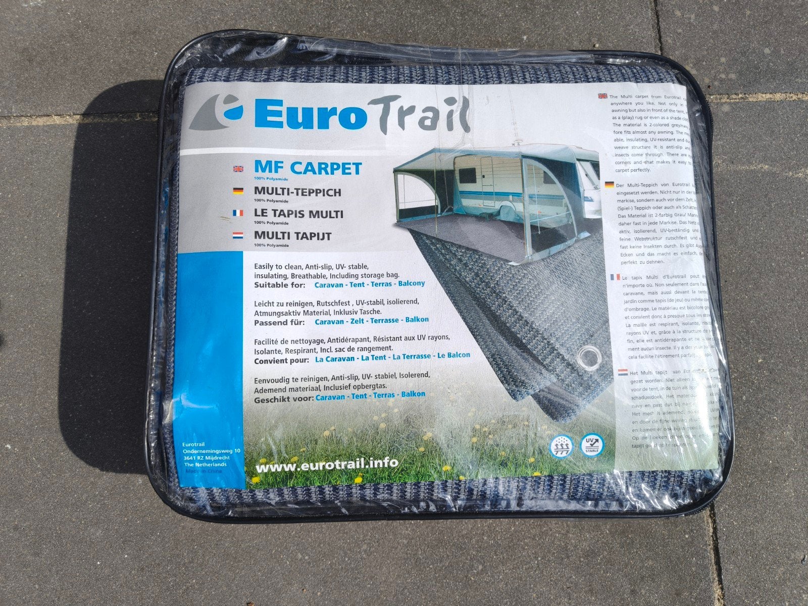 Eurotrail carpet grondkleed 250x300 cm, Ophalen, Nieuw