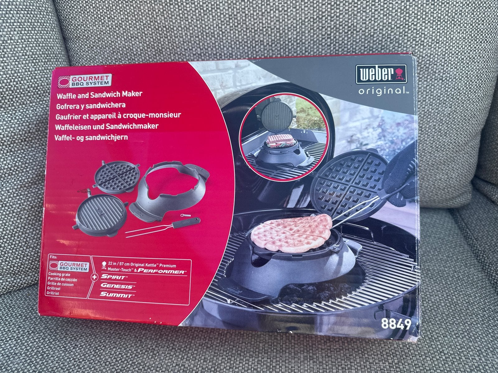 Weber Wafel- en Sandwichmaker (8849), Ophalen of Verzenden, Nieuw