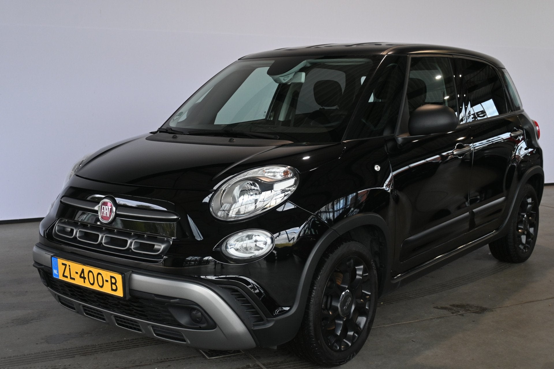Fiat 500L 0.9 TwinAir CityCross Clima Navigatie Trekhaak Goe, Auto's, Stof, Gebruikt, Met garantie (alle), Zwart