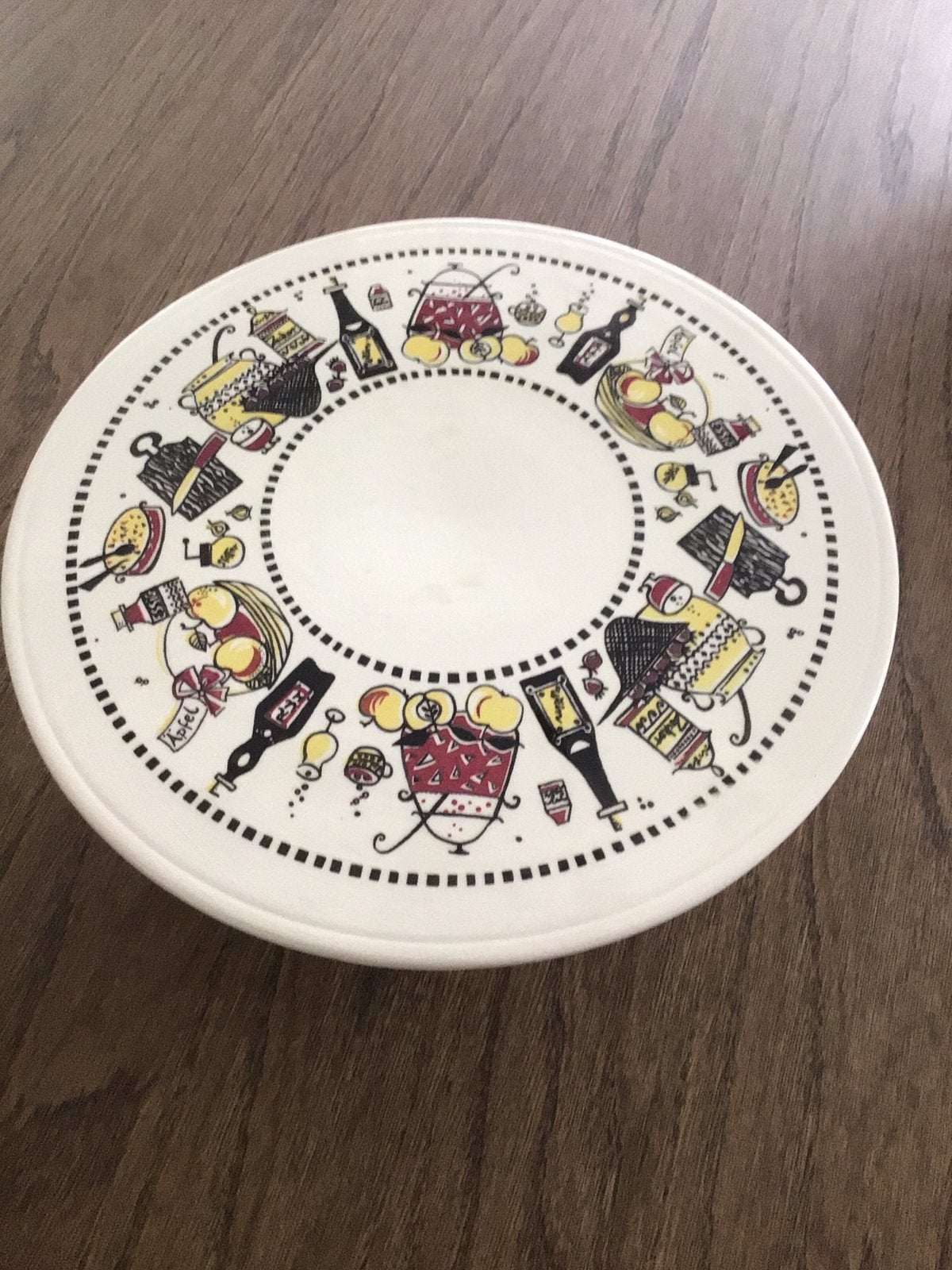 Taart Plateau schaal., Ophalen, Overige stijlen, Aardewerk, Schaal of Schalen