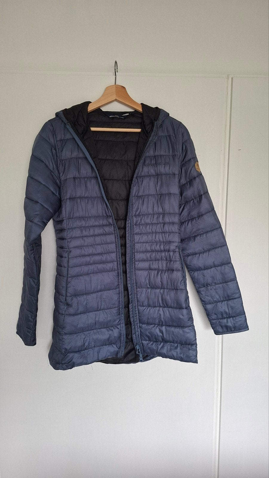 puffer dames jas, Kleding | Dames, Blauw, Ophalen of Verzenden, Maat 36 (S), Gedragen