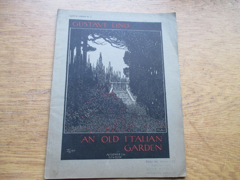 Gustav lind -an old italian garden - piano, Gebruikt, Klassiek, Ophalen of Verzenden, Artiest of Componist