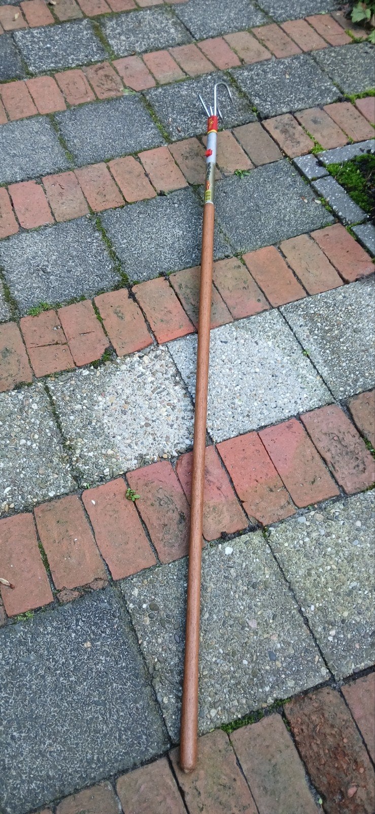 Gardena drietand plus steel, Ophalen