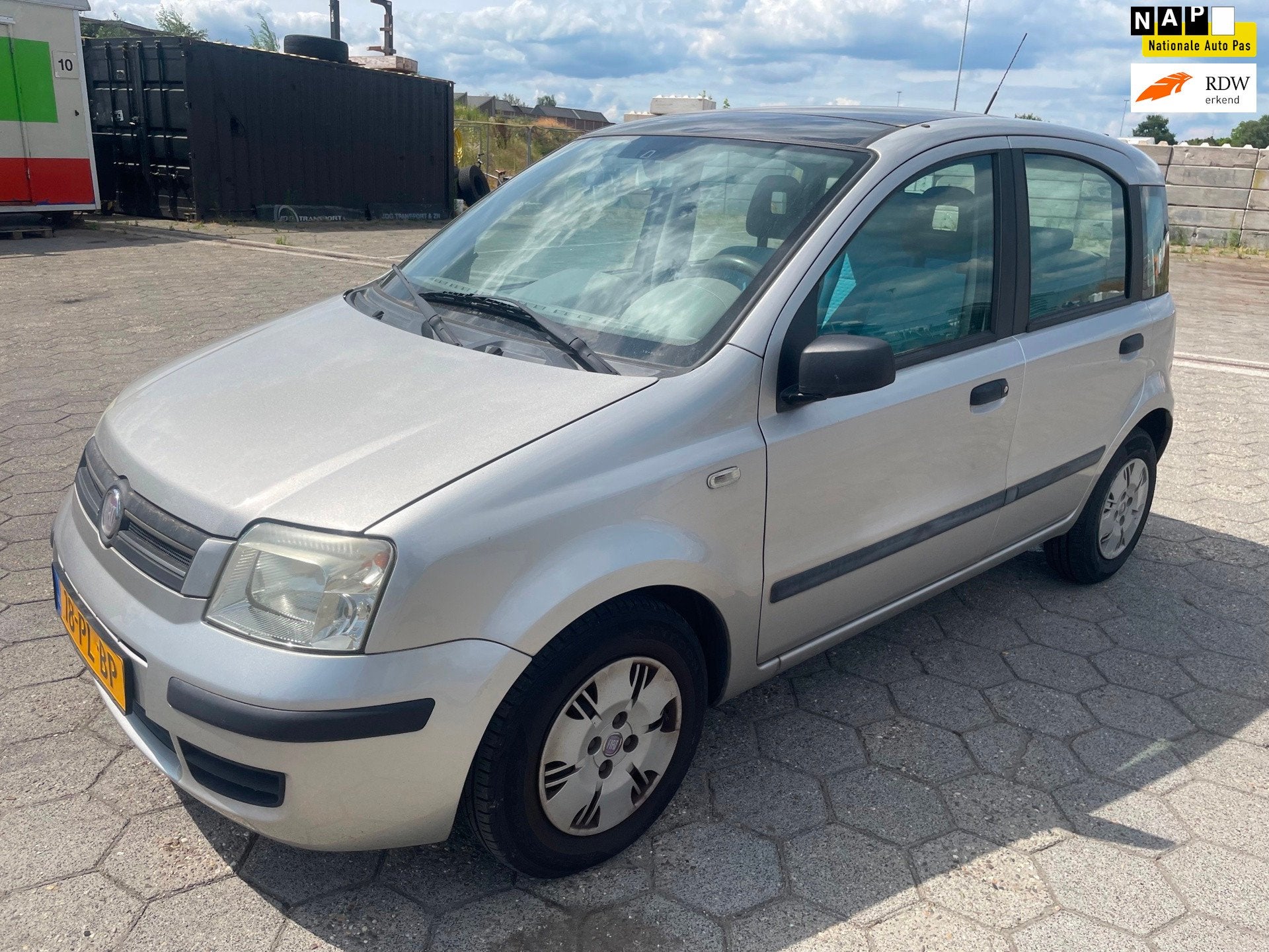 Fiat Panda 1.2 Emotion 2x|Bj 2007/2004|Airco|Pano|Met werk s, Auto's, Fiat, Voorwielaandrijving, Gebruikt, Automatische klimaatregeling