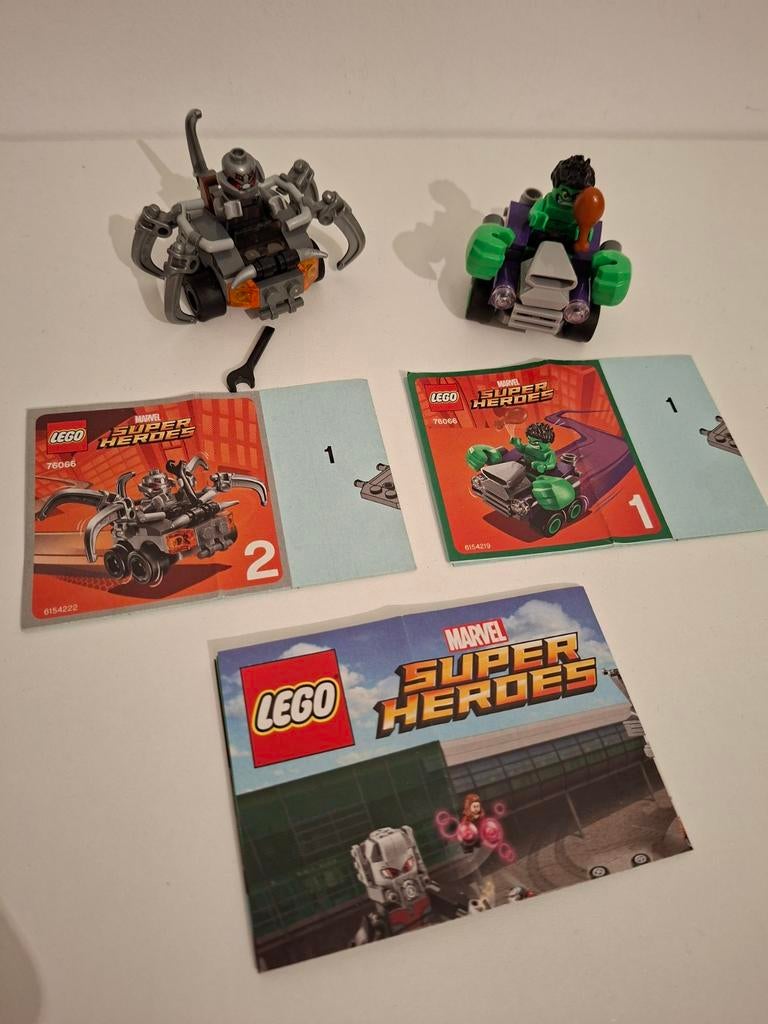 Lego super heroes 76066 compleet met boekjes, Compleet, Marvel, Lego, Ophalen of Verzenden