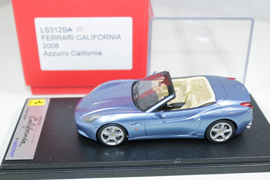 Looksmart LS312 Ferrari California 2008 Azzurro 1:43 SUPER, Ophalen of Verzenden, Auto, Overige merken