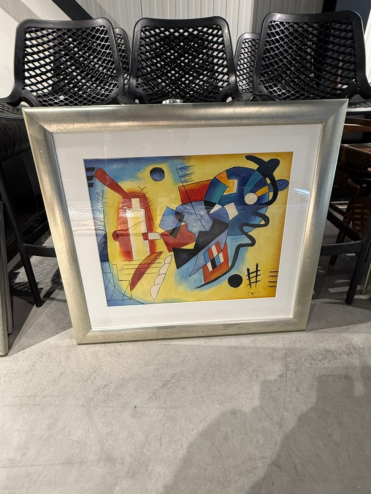 Schilderij, Ophalen