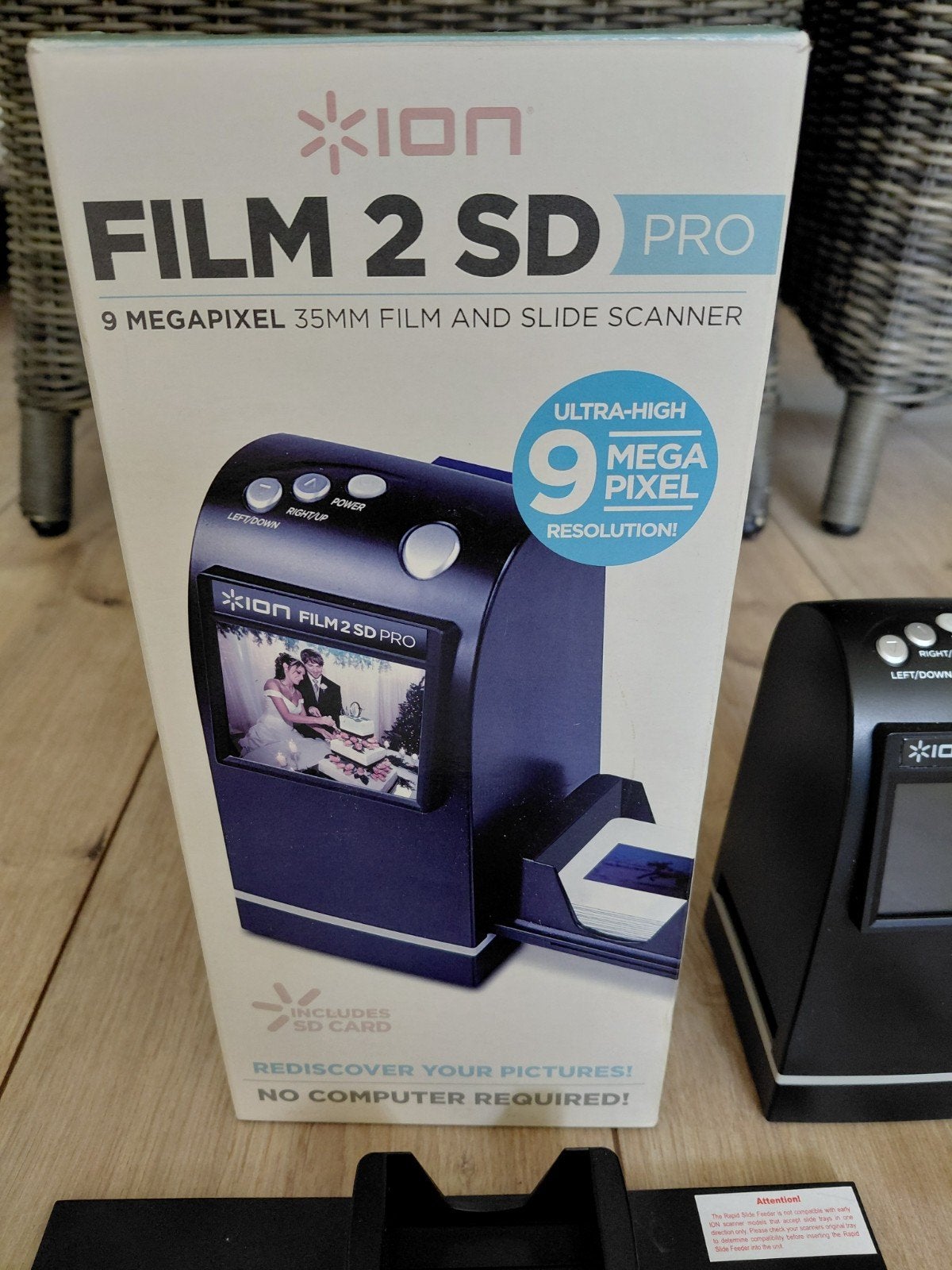 Ion Film 2 SD Pro 9 Megapixel Film- en Diascanner, Computers en Software, Ophalen of Verzenden, Zo goed als nieuw, Diascanner