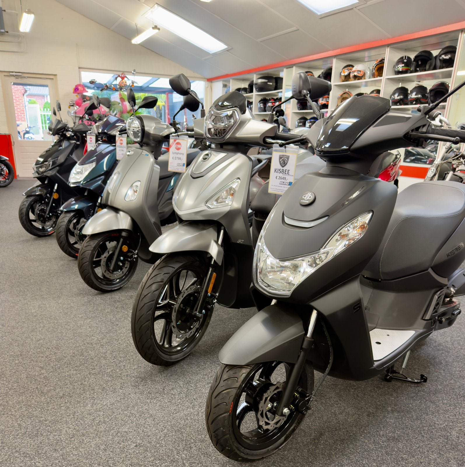 Prudon Scooters. Volkel.  Nieuwe en Gebruikte Scooters., Fietsen en Brommers, Ophalen, Nieuw, Benzine