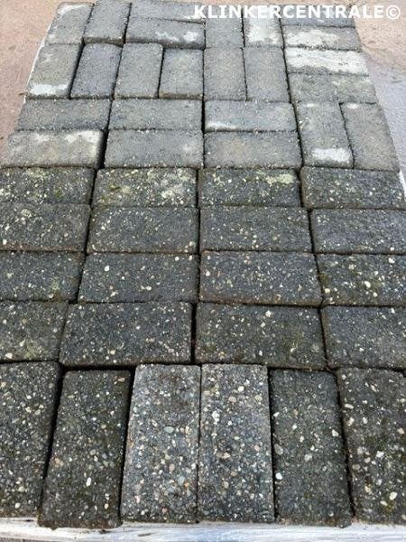 30m2 antraciet betonklinkers keiformaat straatst. bkk bss, Bij dit gebruikte product niet meer te achterhalen., Gebruikt, Verzenden