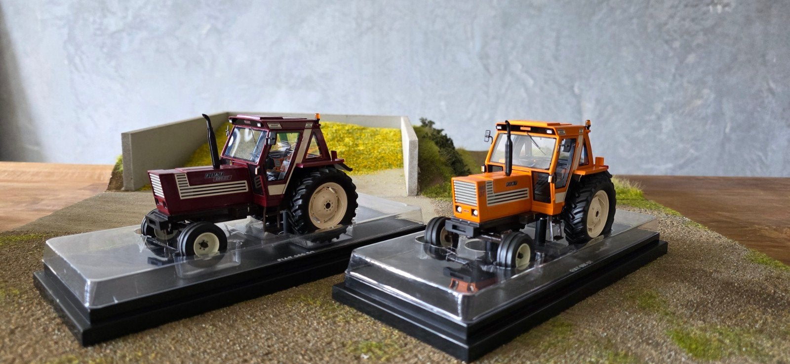 Verbouwde Fiat 980 DT 2WD 1:32, Hobby en Vrije tijd, Modelauto's | 1:32, Ophalen of Verzenden, Nieuw, Tractor of Landbouw, Overige merken