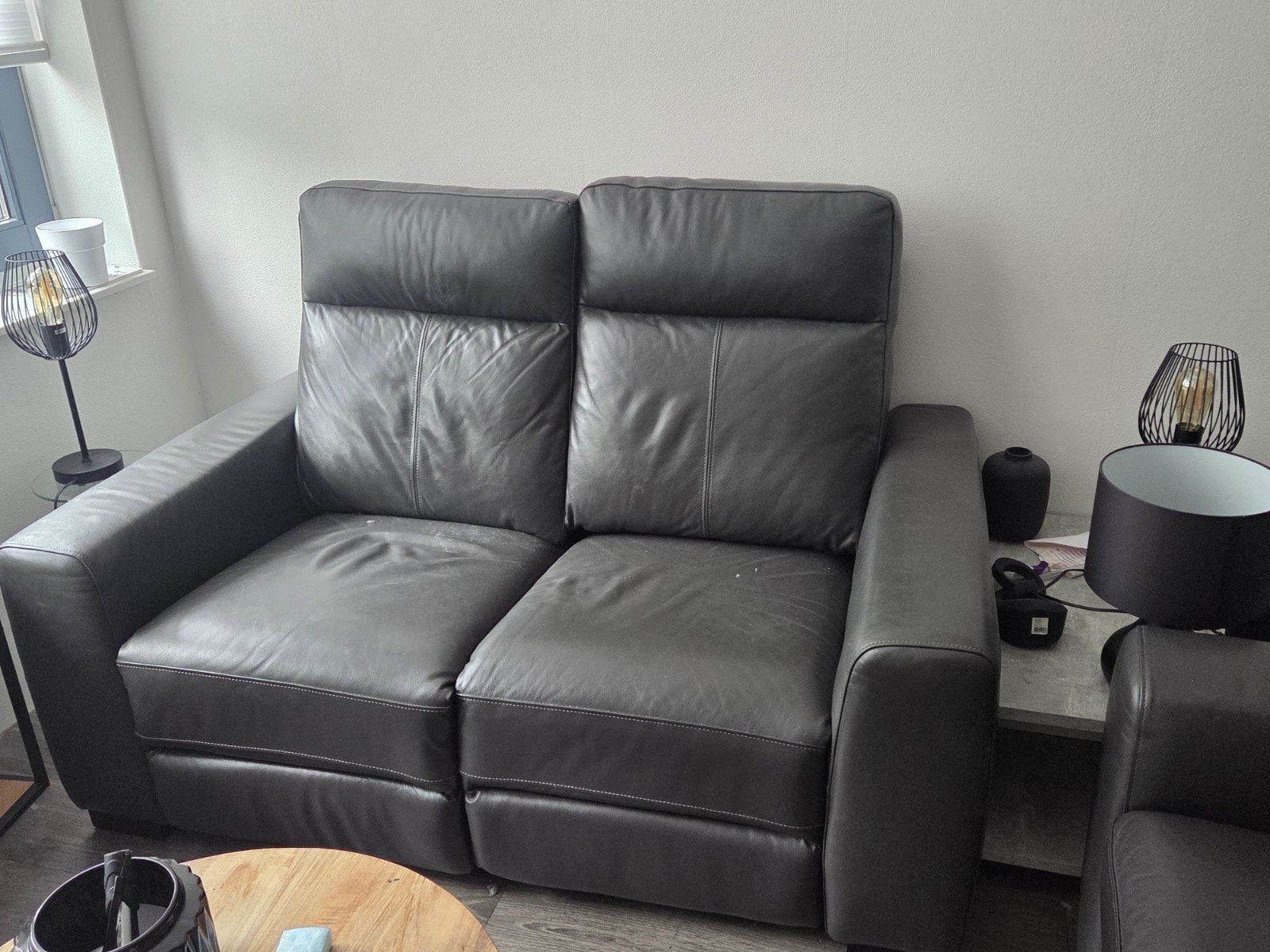 Nieuw 2x 2its Leren bankstel, Ophalen of Verzenden, Nieuw