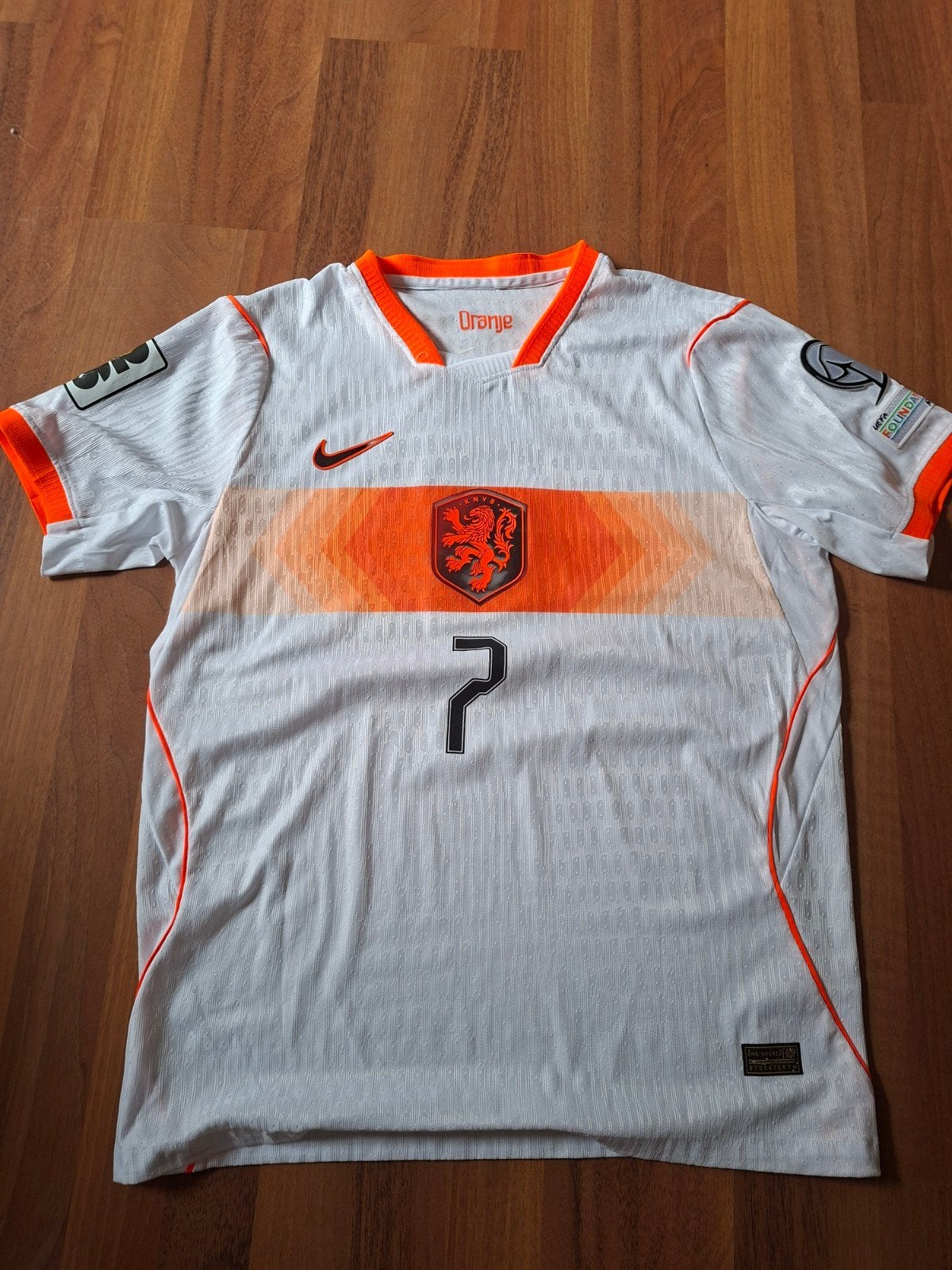 Nederlands Elftal Uitshirt Xavi, Maat 52/54 (L), Verzenden, Wit, Nike
