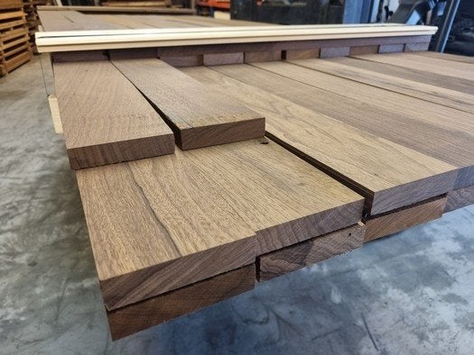 Hardhouten Planken – Geschaafd 22 x 95 mm - nr: HP168, Ophalen, Planken, Nieuw, Hardhout
