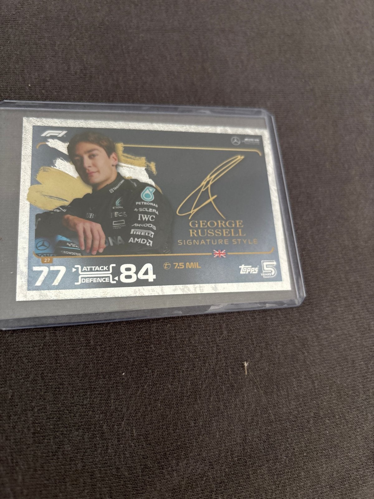 George Russell Topps Turbo Attax F1 2024 Signature Style, Ophalen of Verzenden, Zo goed als nieuw, Formule 1