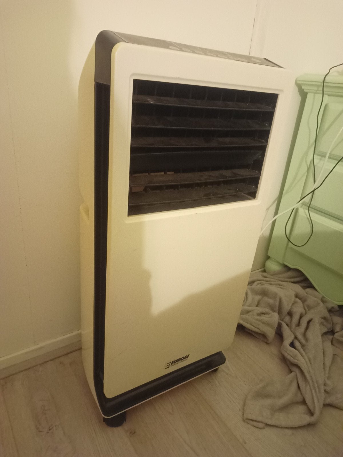 Eurom aircooler, Witgoed en Apparatuur, Airco's, Gebruikt, Staande ventilator, Minder dan 60 m³, 3 snelheden of meer, Ventileren