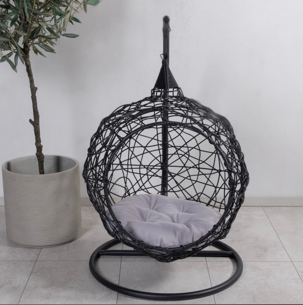 Luxe ruime kattenmand lounge mand hangstoel zwart, Ophalen, Nieuw, Overige