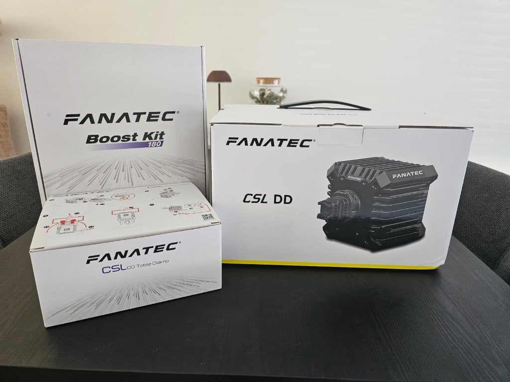 Fanatec CSL DD QR2 8nm met Boost Kit en Table Clamp, Spelcomputers en Games, Ophalen, Zo goed als nieuw, Direct drive, Overige typen