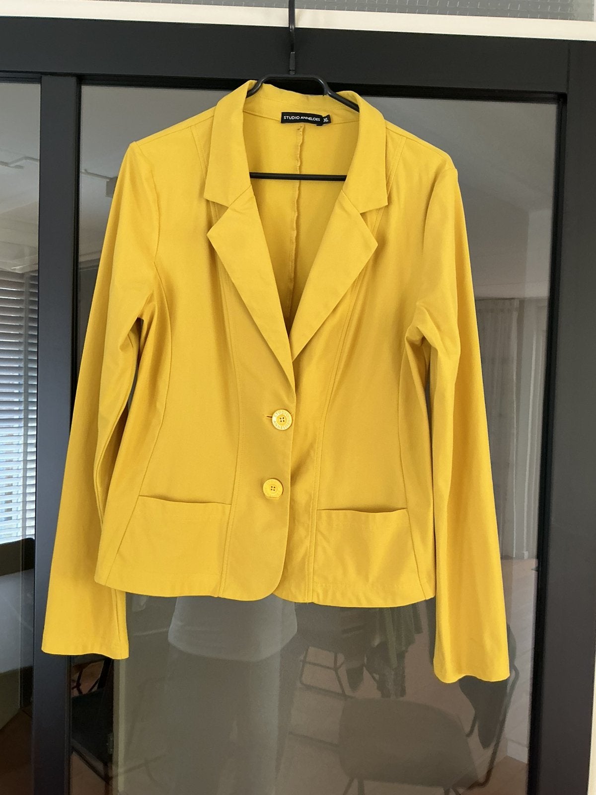 Studio Anneloes blazer mt L, Verzenden, Zo goed als nieuw, Maat 38/40 (M), Geel