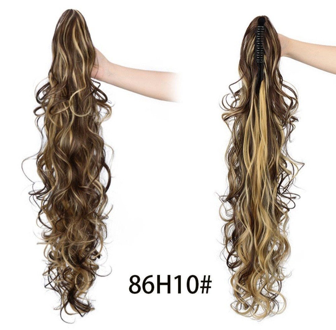 30 Inch Rommelige Krullen Klauw Clip Paardenstaart Extension, Ophalen of Verzenden, Nieuw