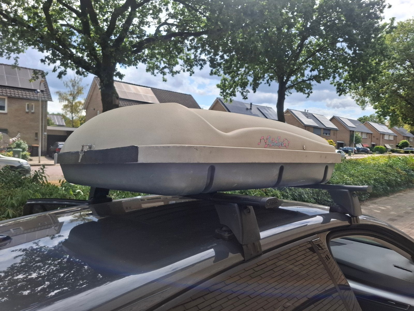 Gebruikte dakkoffer voor extra bagageruimte, Ophalen, Gebruikt