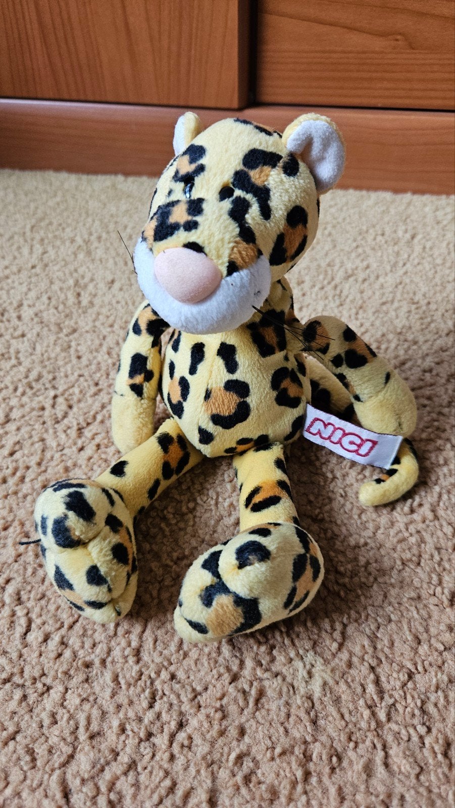 Nici luipaard knuffel, Ophalen of Verzenden, Zo goed als nieuw, Overige typen