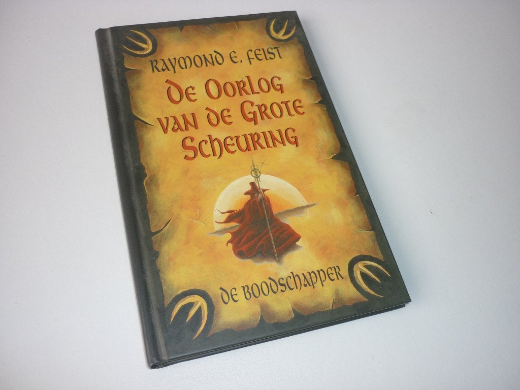 Raymond Feist: de Boodschapper (Oorlog v.d. Grote Scheuring), Ophalen of Verzenden, Gelezen