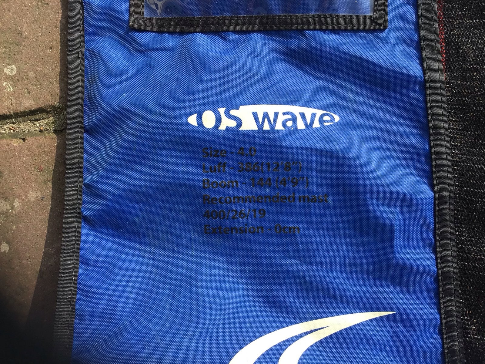 Simmer Style OS Wave 4.0m² windsurfzeil, Watersport en Boten, Windsurfen, Gebruikt, 3.5 tot 5 m², Zeil, Ophalen