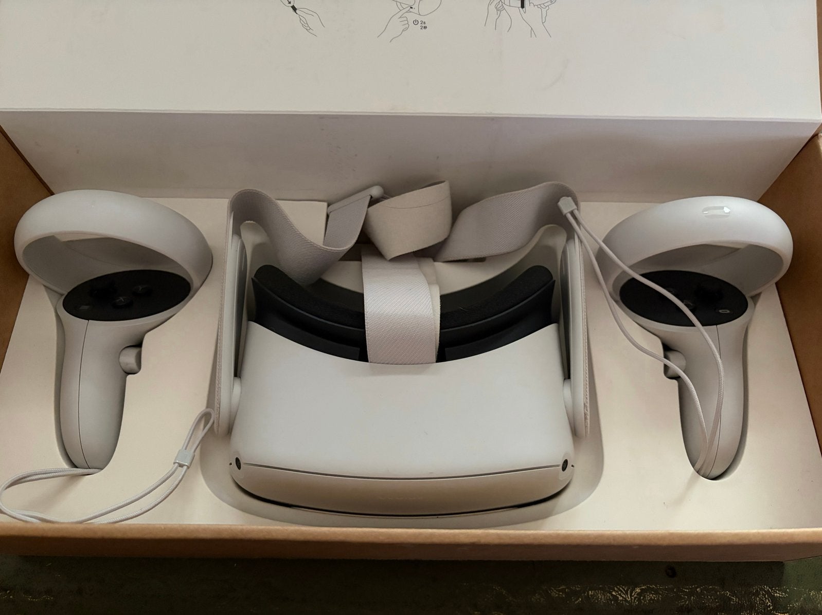 Meta Quest 2 VR-bril met controllers -, Ophalen, Gebruikt, VR-bril, Overige platformen